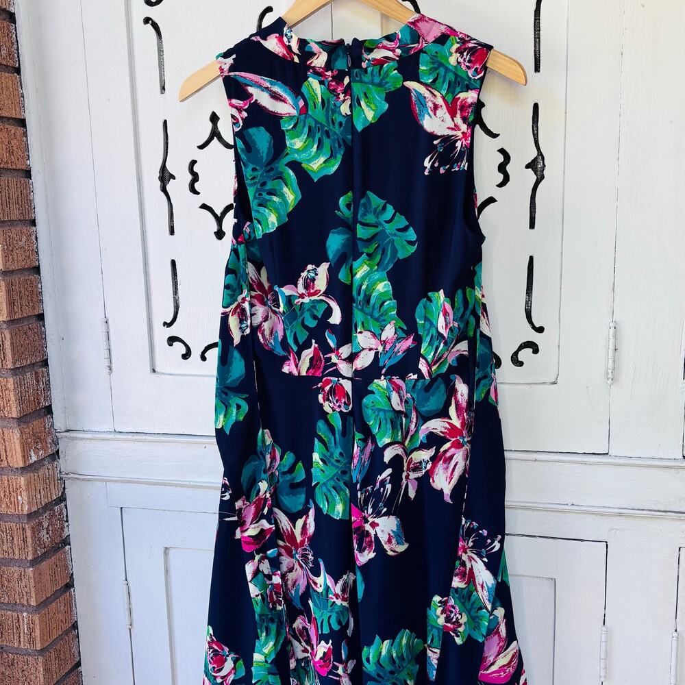 Tahari by Arthur S. Levine sleeveless tropical resort dress-size 6 - Picture 5 of 9